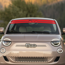Gráficos de calcomanías de franja para parabrisas delantero para Fiat 500
 3