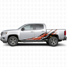 Tiras de vinilo desgastadas para puerta de salpicaduras y lateral de cama para Chevrolet Colorado 2ª Generación 2015-2022_2