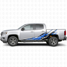 Tiras de vinilo desgastadas para puerta de salpicaduras y lateral de cama para Chevrolet Colorado 2ª Generación 2015-2022_3