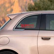 Calcomanía adhesiva para ventana lateral Gráficos laterales para Fiat 500
 3