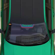 Calcomanía de rayas Motorsport M para parabrisas, compatible con la serie G de BMW
 4