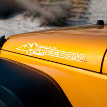 Texto personalizado y coordenadas Calcomanía de capó de Jeep Wrangler de montaña rubicon sahara JL JK CJ TJ YJ
 2