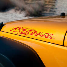Kit de adhesivos de vinilo personalizados para capó estilo Mountain para Jeep Wrangler_3