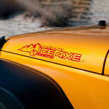 Kit de adhesivos de vinilo personalizados para capó estilo Mountain para Jeep Wrangler_4