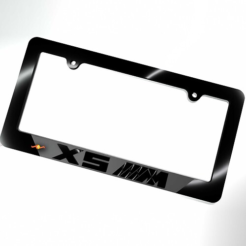 X5 ///M Cubiertas de Placas de Matrícula para Vehículos Marcos Decorativos para BMW X5
 1