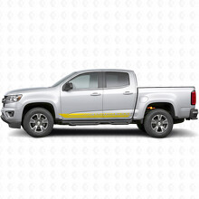 Vinilos Personalizados para Marco de Puerta y Paneles Laterales para Chevrolet Colorado 2ª Generación 2015-2022_3