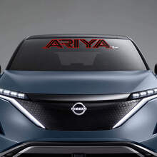 Calcomanía de gráficos con letras de marca para parabrisas 2 para Nissan ARIYA 3