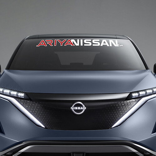 Gráficos de calcomanía de parabrisas ARIYA para Nissan ARIYA 2
