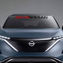 Calcomanía de letras de marca para parabrisas 3 para Nissan ARIYA 3