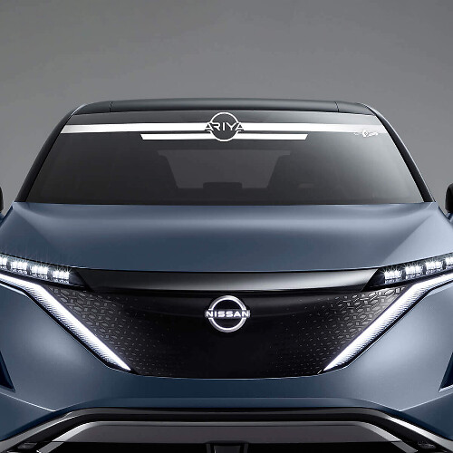 Calcomanía Gráfica de Tiras con Logo ARIYA para Parabrisas de Nissan ARIYA