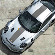 Porsche 991 Gt2 RS GT2RS Calcomanías Centrales para Capó y Techo Pegatinas Envolturas Gráficas
 2