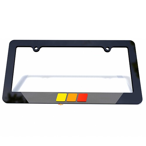 Cubiertas de placas de matrícula para vehículos de Heritage Toyota Marcos de decoración para vehículos para Toyota TRD 2
