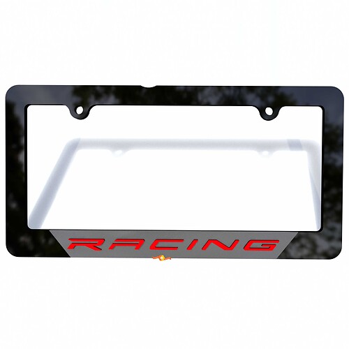 Cubiertas de placas de matrícula para vehículos de carreras Marcos Decorativos para Corvette
