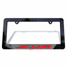 Cubiertas de placas de matrícula para vehículos Z06 Marcos Decorativos para Chevrolet Corvette C8
 3