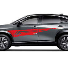 Kit de calcomanías gráficas universales para los lados del Nissan ARIYA
 3