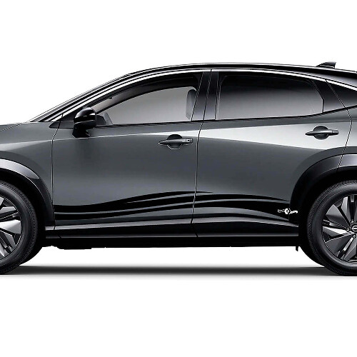 Kit de calcomanías gráficas universales Wave para Nissan ARIYA
