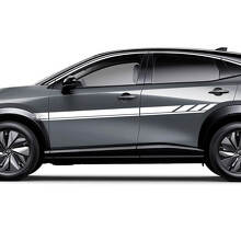 Calcomanías gráficas de carreras universales para los laterales para Nissan ARIYA
 2