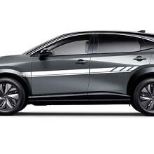 Calcomanías gráficas de carreras universales para los laterales para Nissan ARIYA
 2