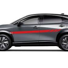 Calcomanías gráficas de carreras universales para los laterales para Nissan ARIYA
 3