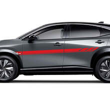 Calcomanías gráficas de carreras universales para los laterales para Nissan ARIYA
 3