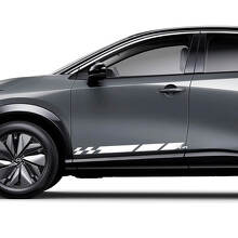 Kit de calcomanías gráficas de carreras a cuadros universales para los laterales de Nissan ARIYA
 2