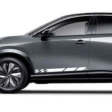 Kit de calcomanías gráficas de carreras a cuadros universales para los laterales de Nissan ARIYA
 2