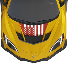 Calcomanía de vinilo para capó de bandera de EE. UU. en 2 colores para Chevy Chevrolet Corvette zr1
 2