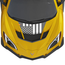 Calcomanía de vinilo para capó de bandera de EE. UU. en 2 colores para Chevy Chevrolet Corvette zr1
 3