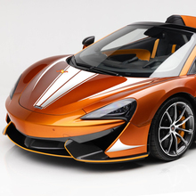 Calcomanía de vinilo con gráficos de rayas para el capó del McLaren 570S
 2