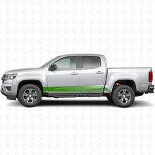 Líneas de vinilo paralelas de contorno para puerta y panel lateral para Chevrolet Colorado 2ª generación 2015-2022_6