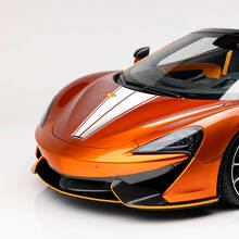 Franja central del capó para McLaren 570S Vinilo Adhesivo Gráfico
 2
