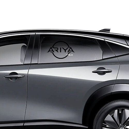 Kit de calcomanías de gráficos de carreras con el logotipo de Sides para Nissan ARIYA
