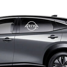 Kit de calcomanías de gráficos de carreras con el logotipo de Sides para Nissan ARIYA
 2
