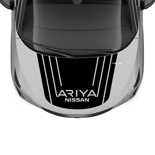 Gráficos de carreras para capó para Nissan ARIYA
