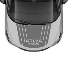 Gráficos de carreras para capó para Nissan ARIYA
 2