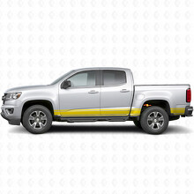 Vinilos Finos de Acento para Puertas y Laterales de Cama para Chevrolet Colorado 2ª Generación 2015-2022_3