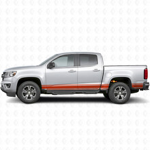 Vinilos Finos de Acento para Puertas y Laterales de Cama para Chevrolet Colorado 2ª Generación 2015-2022_4