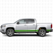 Vinilos Finos de Acento para Puertas y Laterales de Cama para Chevrolet Colorado 2ª Generación 2015-2022_6