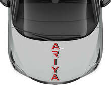 Calcomanía de gráficos de carreras de franjas de dos colores para el capó de Nissan ARIYA
 3