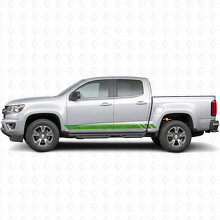 Tiras de Vinilo Topográficas para Puertas y Paneles Laterales para Chevrolet Colorado 2ª Gen 2015-2022_6