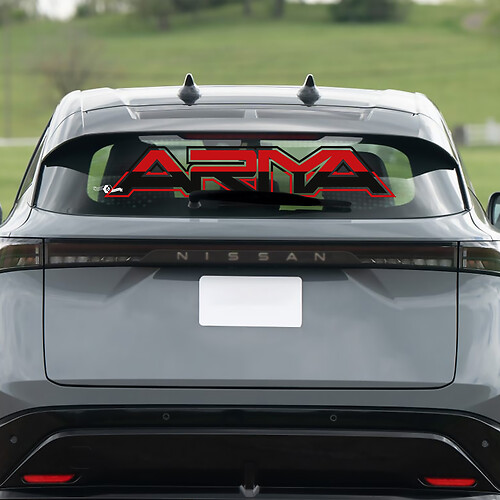 Gráficos de calcomanías para la ventana trasera de Nissan ARIYA
 1