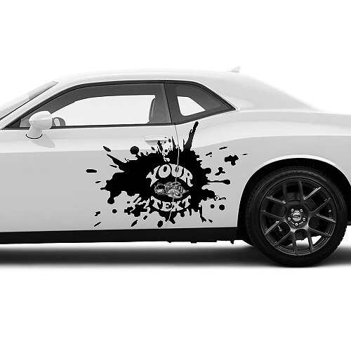 Kit de Vinilos de Puertas Super Bee para Dodge Challenger