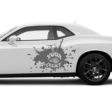 Kit de Vinilos de Puertas Super Bee para Dodge Challenger_2