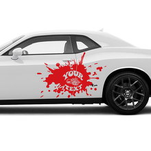 Kit de Vinilos de Puertas Super Bee para Dodge Challenger_3