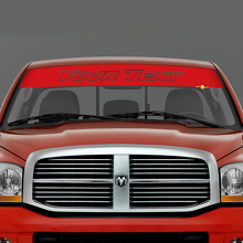 Vinilo adhesivo personalizado con letras para parabrisas para Dodge RAM_3