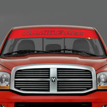 Calcomanía de vinilo para parabrisas con el diseño de Rumble Bee para Dodge RAM
 3