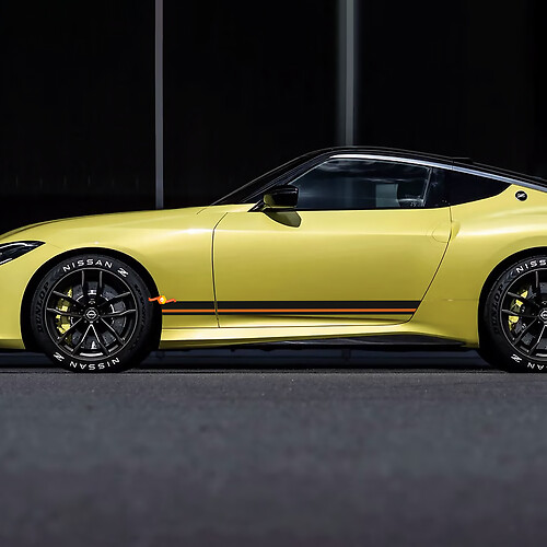Kit de gráficos de vinilo para calcomanías laterales de la Edición Z de Nissan en 2 colores
