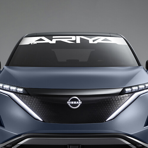Gráficos de calcomanías para la ventana del parabrisas ARIYA para Nissan ARIYA
