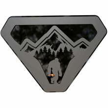 Emblema 3D de guardabarros Mountain Sasquatch Bigfoot_4