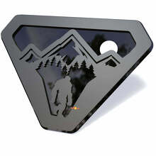 Emblema 3D de guardabarros Mountain Sasquatch Bigfoot_5
